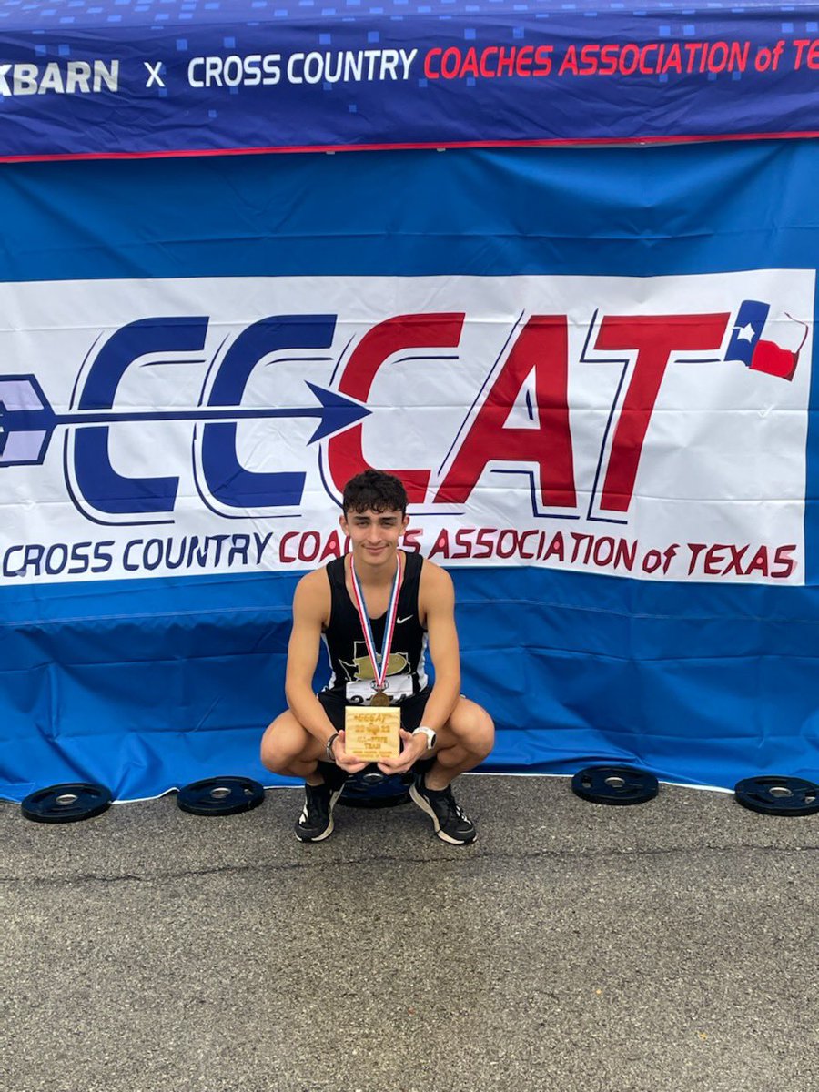 PittLadyPirates's tweet photo. Congratulations to Jacob Berryhill on winning fifth place overall in the 4A UIL State Cross Country Meet today. He was selected by the Cross Country Coaches Association of Texas (CCCAT) for the All-State Team.
@TexasXCCoaches @uiltexas https://t.co/oXYWAP54Qb