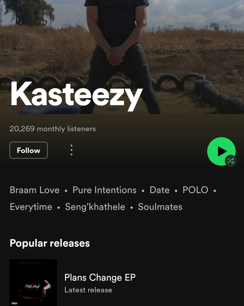 Kasteezy's tweet photo. Two months later and the #planschangeEP still doing numbers on @Spotify Her Loss Drake #musicalert https://t.co/RE6C1epR82