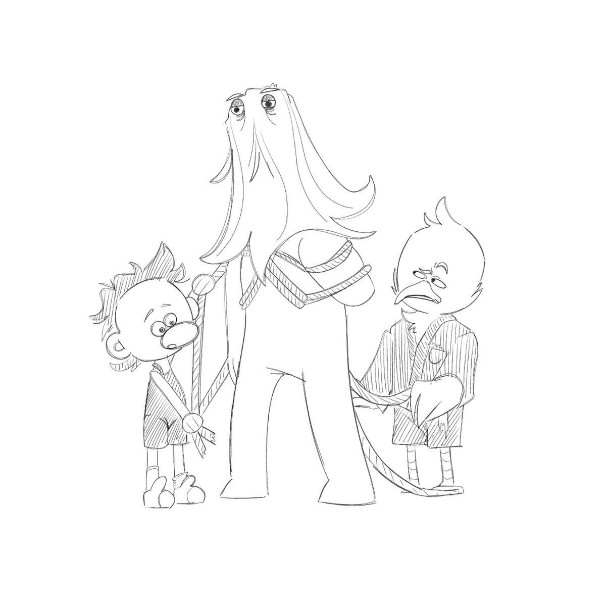 LairMeine's tweet photo. The duck has some questions. 
So do I... 👁👄👁
#myart #myartwork #DHMIS #dhmisfanart #DHMISRedGuy https://t.co/4PUTFhmZZP