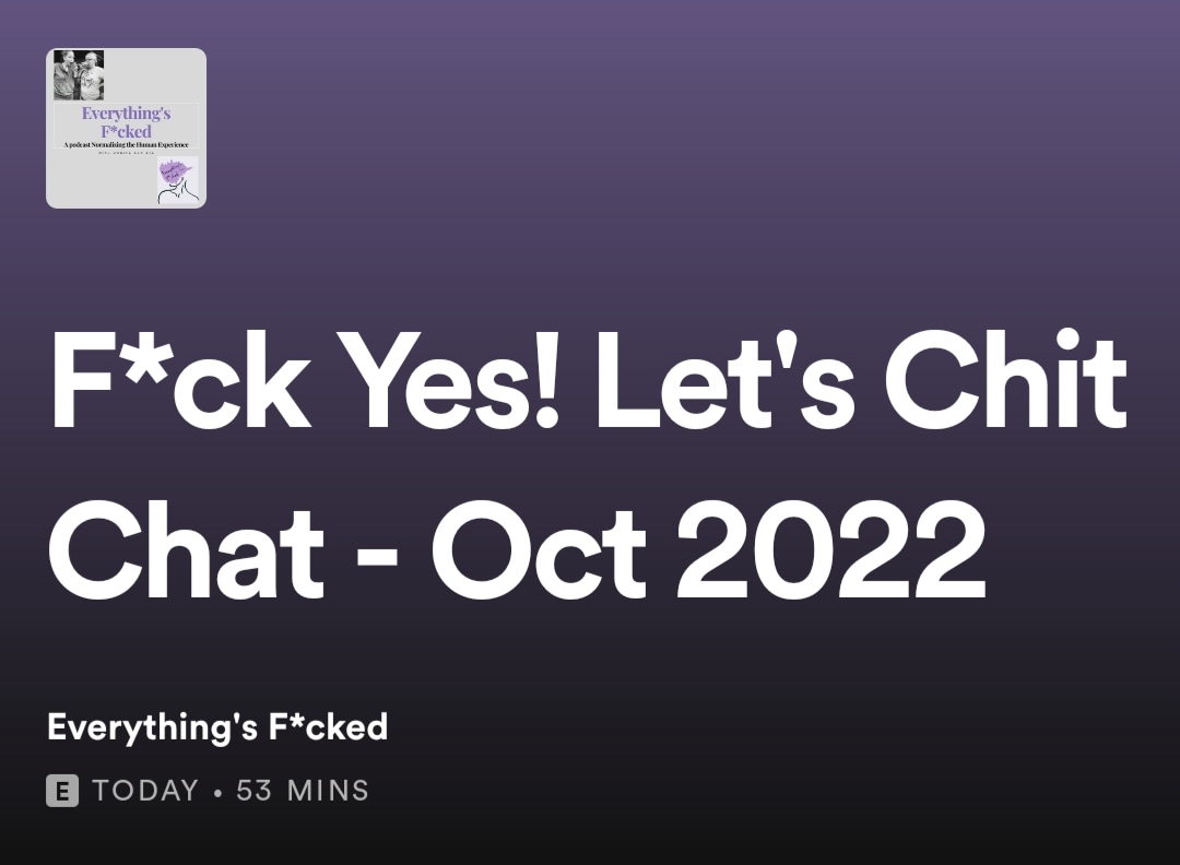 Everything's Fucked Podcast (Monica/Aja) tweet media