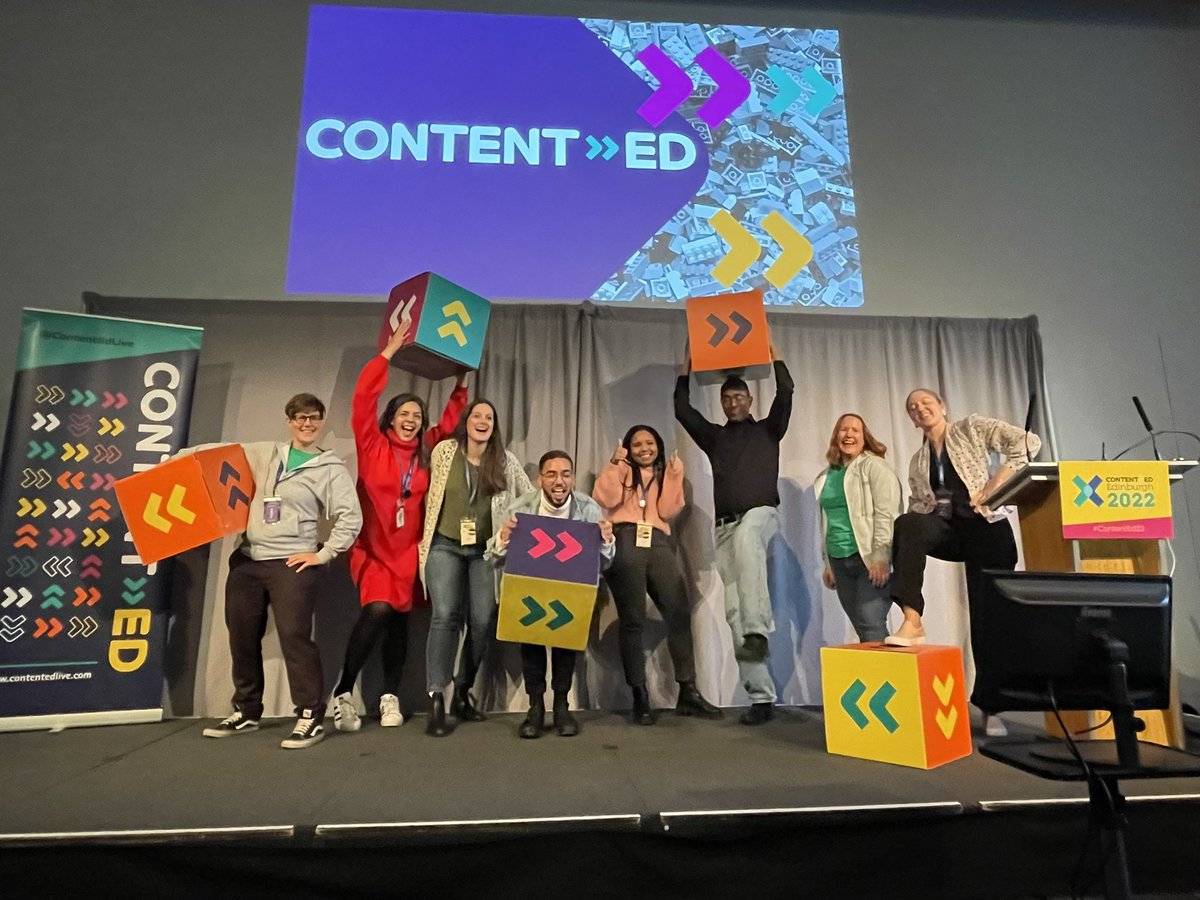 It’s a wrap! #ContentEd22 
Thanks <a href="/kibilds/">Day Kibilds</a> <a href="/ashley_budd/">Ashley budd</a> <a href="/mremanueldiaz/">Emanuel Díaz</a> <a href="/BrittneyDunkins/">Brittney Dunkins</a> @movie_pundit <a href="/tracyplayle/">Tracy Playle (she/her)</a> <a href="/RhiaWeston/">Rhia Weston 🇺🇦</a>
