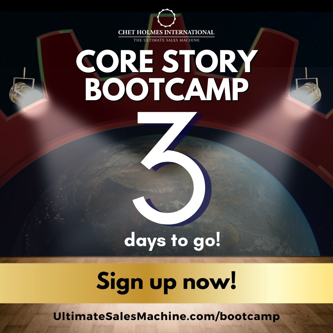 We want you to be our next success story!🙌

Learn more:  ultimatesalesmachine.com/bootcamp