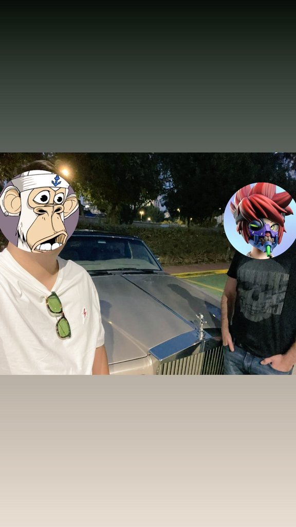 Cruising around with my main man <a href="/ido_sachs/">nft Sniper123</a> 😎 <a href="/BoredApeYC/">Bored Ape Yacht Club 🍌</a> <a href="/RTFKT/">RTFKT</a>