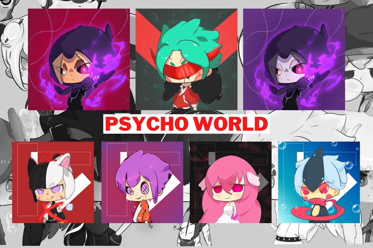 🔥New Drop "Psycho World" PW #021-#027
🌟Available Now On 👉@ParasHQ 

Paras: paras.id/collection/psy…

#nftcollection #nftthailand #NEAR #NEARcollector #NFTCommunity #NFTs #PARASnft #NFTartwork #NFTMarketplace