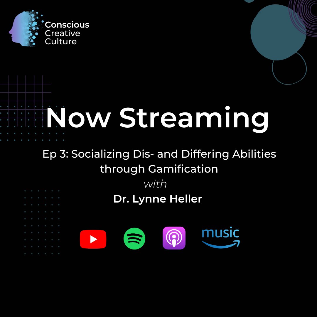 🤩🎉Excited to announce the launch of second episode of Conscious Creative Culture with Dr. Lynne Heller🎙️🎬

Now streaming on YouTube, Spotify, Apple Music and Amazon Music🎧

Link in bio👆

#taboohealth #makehealingtrend #podcast #AR #VR #consciouscreativeculture #gamification