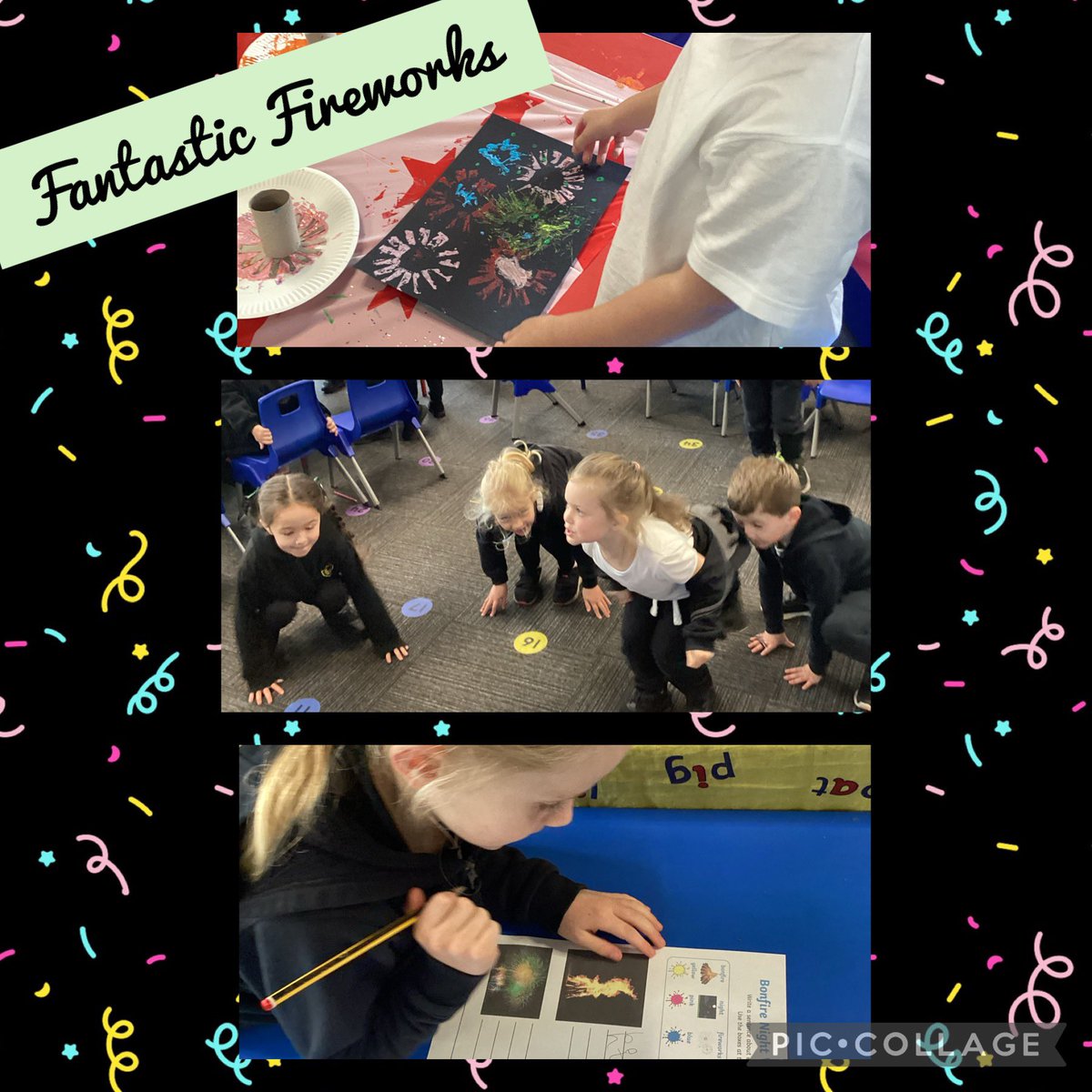 We had a great day today exploring all things fireworks 💥 to inspire us for our firework poems next week!  🎇 🎆 <a href="/ecclaneendsy1/">@ecclaneendsY1</a>