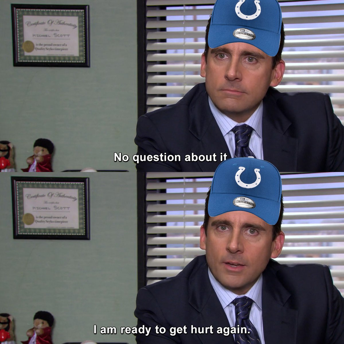 LukeVerkamp's tweet photo. #Colts fans every gameday...

#ForTheShoe https://t.co/iBebmmuJfu