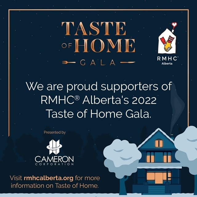 Come and join us for a night filled with great food, wine and entertainment, at our annual Taste of home gala November 27th. We are proud sponsors of this event and would love for you to join us all-in support of families with sick children.
Click link in bio for your tickets!