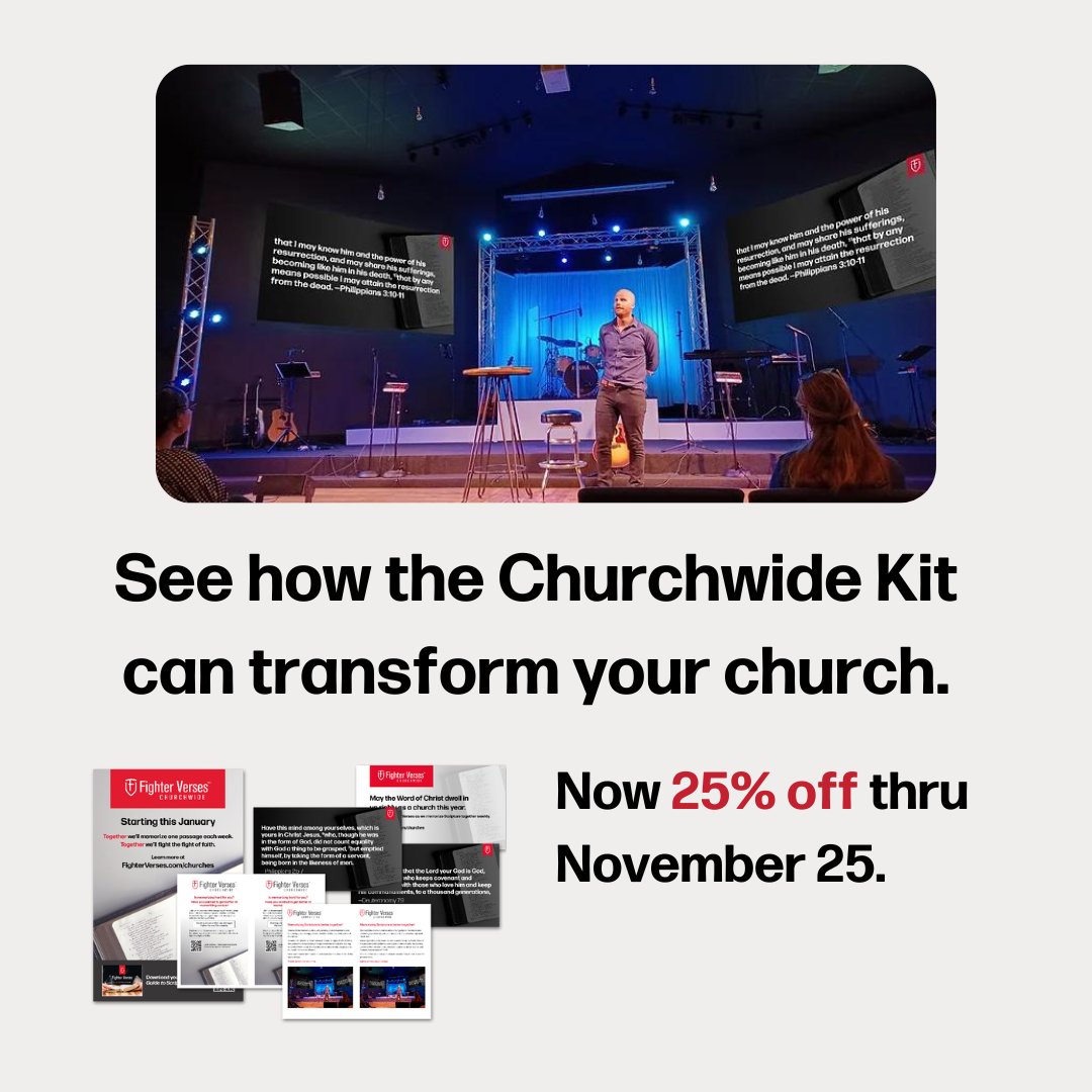 truth78org's tweet image. Church leader, make 2023 different. See how Fighter Verses Churchwide can benefit your church today. 

Get started here: truth78.org/bible-memory-i…

#teachtruth78 #scripturememory #scripturememorization #biblememory #childrenscurriculum