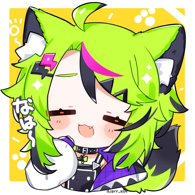 アイコン用に描いた!代理キャラ柏瀬チャン#かるねーと 