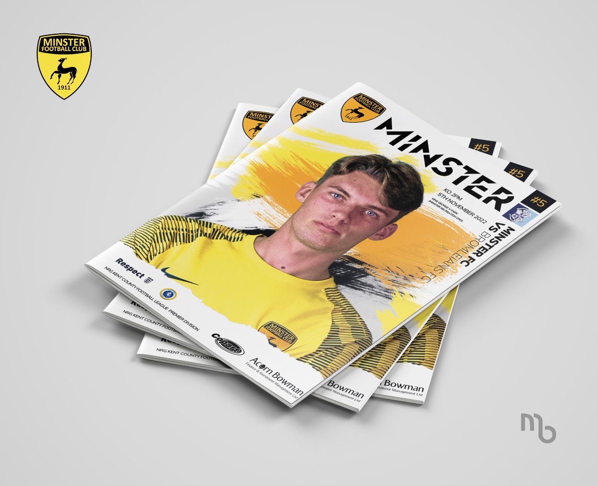 MinsterFC1911's tweet image. MATCHDAY #DIGITALPROGRAMME No5 IS DROPPING TOMORRROW !

For our @KCFL1516 home match vs @Bromleians 
 
Thanks to our sponsors :
#AcornBowmanFinance
@CopartUKLimited

Spreading the word to our football friends :
@NonLgeProgs
@GroundhopperUK
@NonLeagueCrowd
@TonyIncenzo
