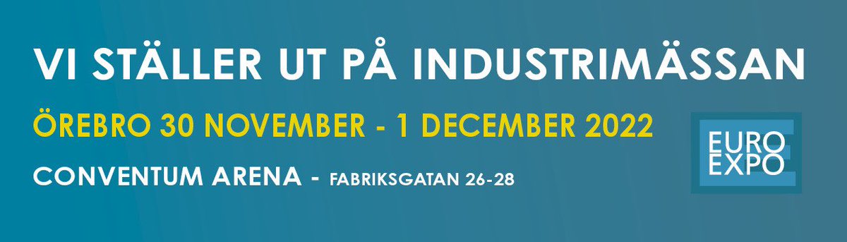 sysctl_company's tweet photo. Vi ställer ut på Industrimässan Euro Expo i Örebro 30 Nov-1 Dec. Kom förbi och snacka OT-säkerhet/IT-säkerhet, kolla in och kolla på våra produkter Impex USB station, Impex Data Lock, Deaddrop, mm. Skicka DM ifall du vill ha biljett! https://t.co/vZSmpQFuuq