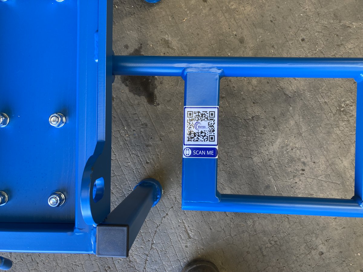 Spot something different? Hopefully you’ll be seeing a few of these on our products over the next few months as we have updated our labels to a customised QR code giving a quick, simple link straight to our website.
yatesengineering.co.uk