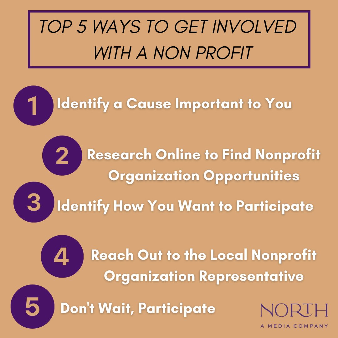 NorthMediaCo's tweet photo. Happy National Day of Community Service! Here are the top 5 ways you can get involved with a Non Profit organization. https://t.co/2shNvFZQTg