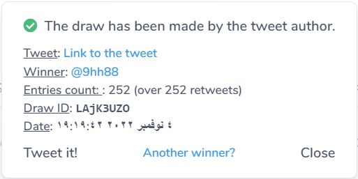 SIFLS1's tweet photo. 🥇 مبروك للفائز 🥇

كان ودنا كلكم تفوزون وتستاهلوا
لكن كل جمعة فيه فائز بهدايا مختلفة

شاركونا مسابقة جديدة وهدايا جديدة ان شاء الله
🎁🎁🎁🎁 https://t.co/2fMP7rreDT