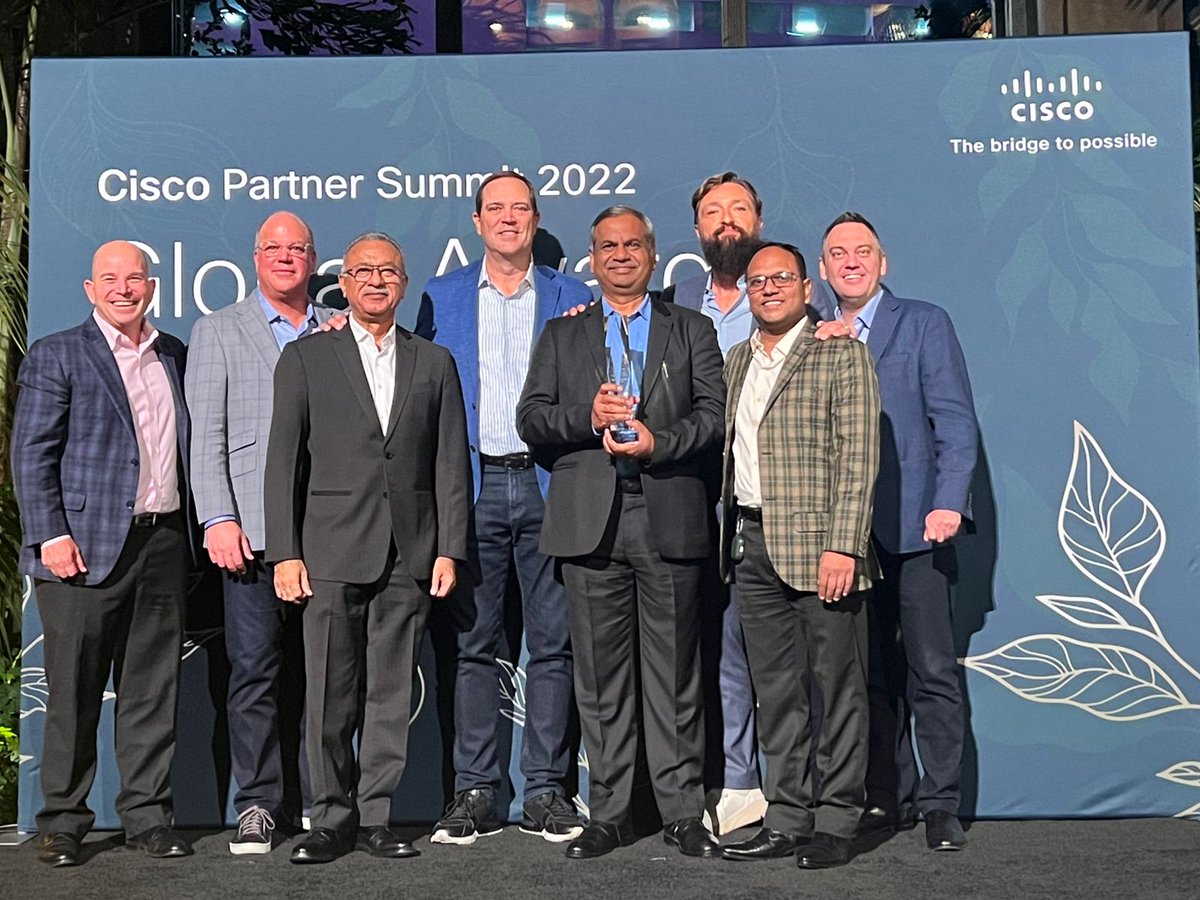 So proud of our partner @velocis_systems for winning the Global Innovation Awards @CiscoPS22!