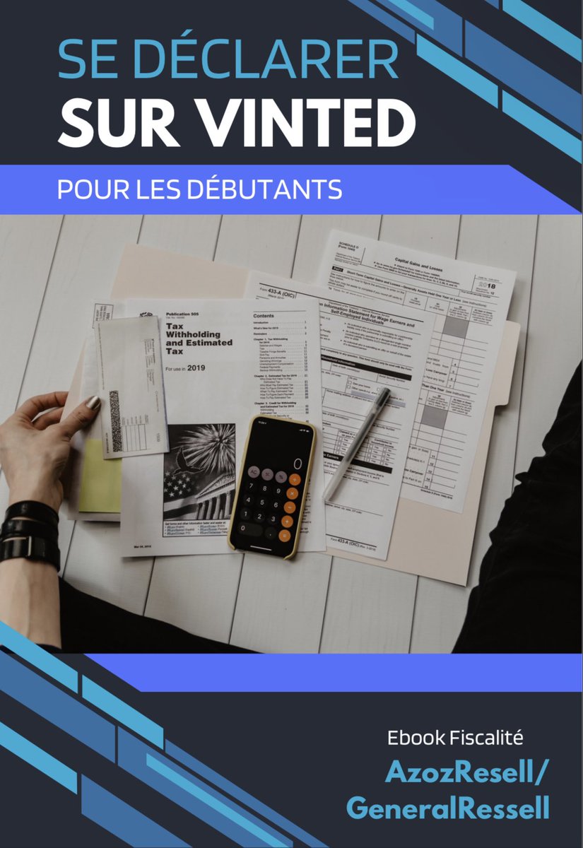 GeneralRessell's tweet photo. 🚨Thread VINTED Privé 🚨

Ebook COMPLET sur la FISCALITÉ d’une valeur de 50€ 🔐

10 pages de contenu exclusif 📊

Totalement GRATUIT pour l’avoir
FAV x RT LE TWEET 

et FOLLOW @AzozResell x @GeneralRessell 💹 https://t.co/gK5vrhM7Sw