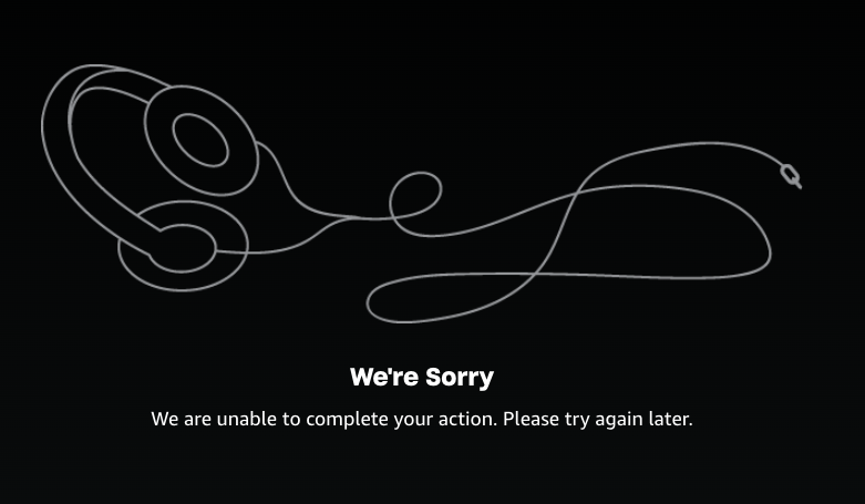 adamsharkness's tweet photo. @amazonmusic Lol. It also barely works... 🤣 https://t.co/CYAOplUlec