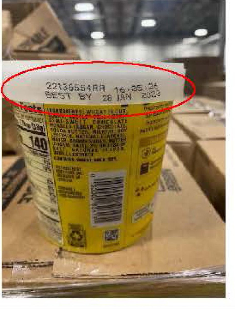 FDArecalls's tweet photo. Nestlé USA Announces Voluntary Recall of Limited Quantity of Edible Chocolate Chip Cookie Dough Tubs from NESTLÉ® TOLL HOUSE® Due to Potential Presence of Foreign Material https://t.co/eRzWvTzA7Q https://t.co/dATYaZFVcs