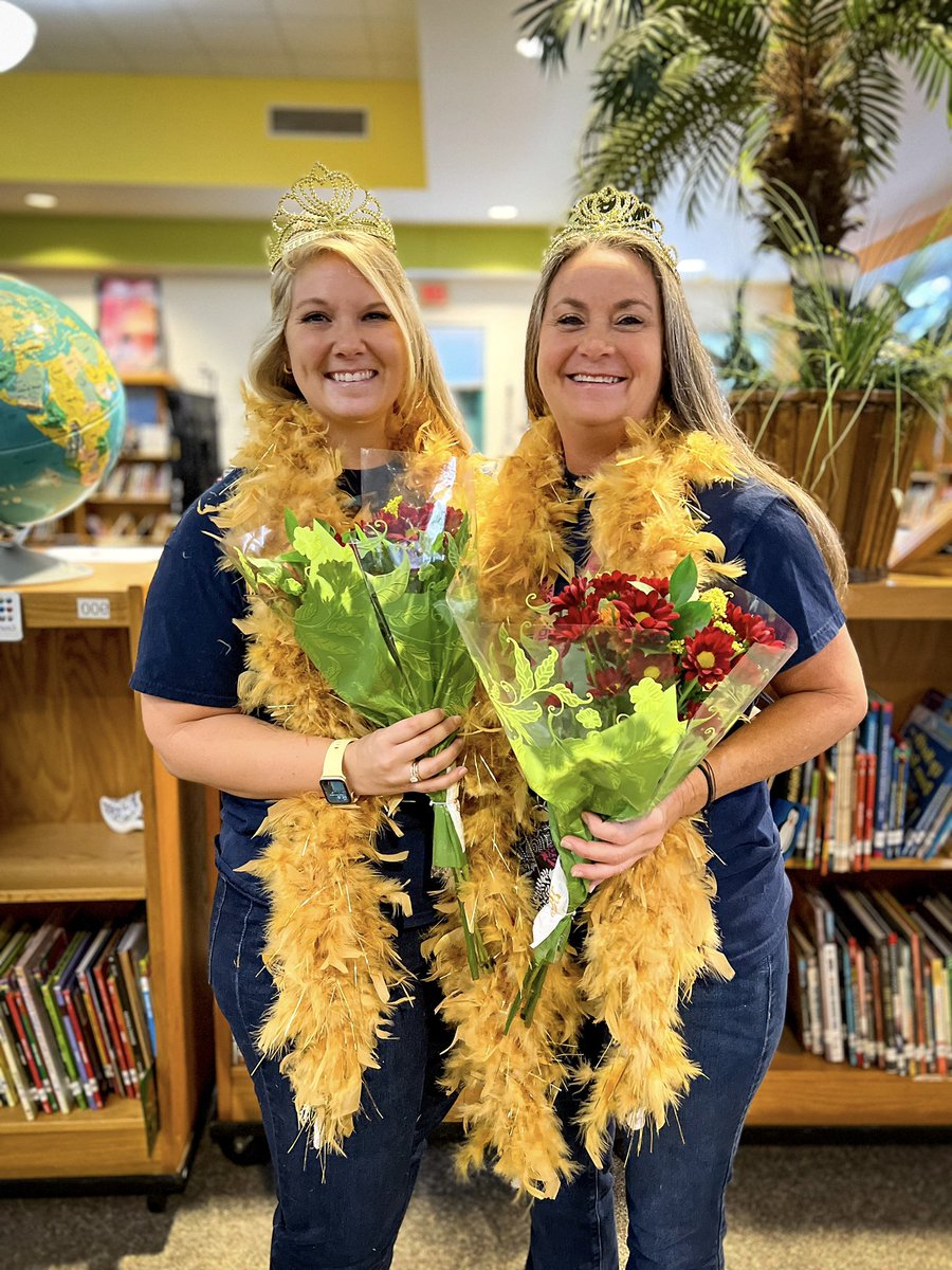 TimberDriveES's tweet photo. Congratulations to Ms. Thatch and Ms. Sisson, who are representing our school as our Teacher of the Year and Instructional Assistant of the Year!   They are amazing Timberwolves and #HOWL everyday!    #PACKrising https://t.co/QyWm9sXgLE