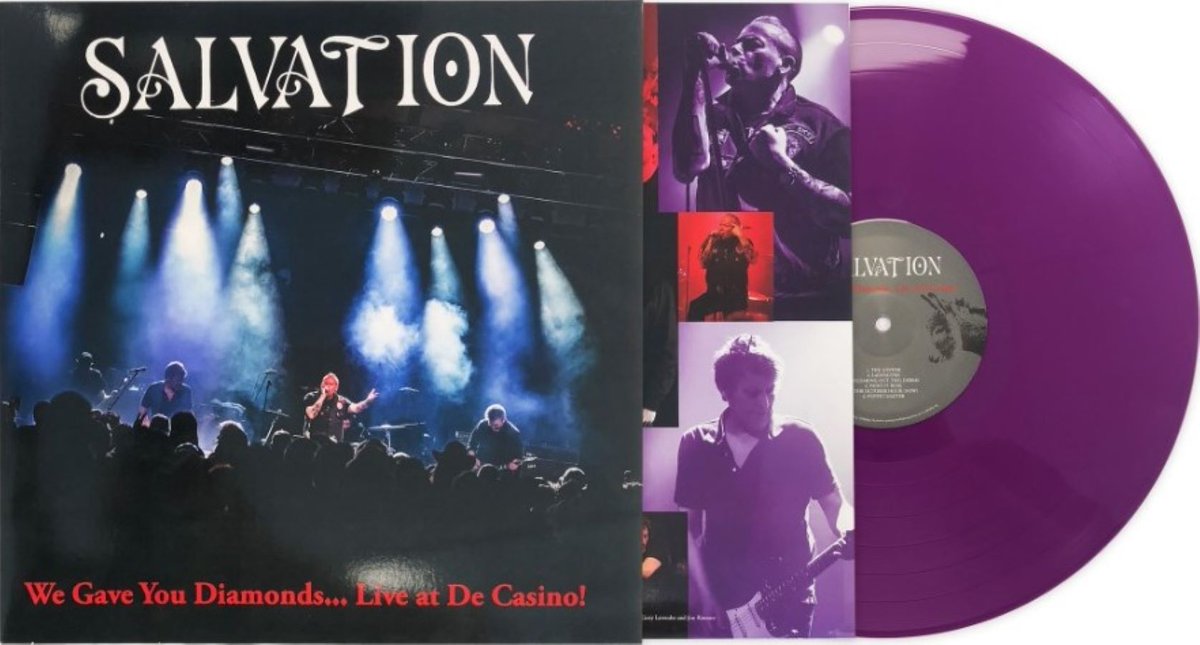 It's BANDCAMP FRIDAY! Loads of Salvation Merchandise to purchase including the new Limited Edition Album on Purple Vinyl! 💎💎 💎 salvation4.bandcamp.com