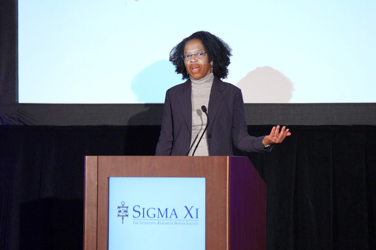 SigmaXiSociety's tweet photo. Friday morning at #IFoRE continued with our second #KeyThought session—a moving talk from Olin College of Engineering's Gilda Barabino on the long-term impacts of championing diversity and inclusion efforts in STEM education and the research enterprise.
#DEI #convergence #IFoRE22 https://t.co/cLS0JruuuM