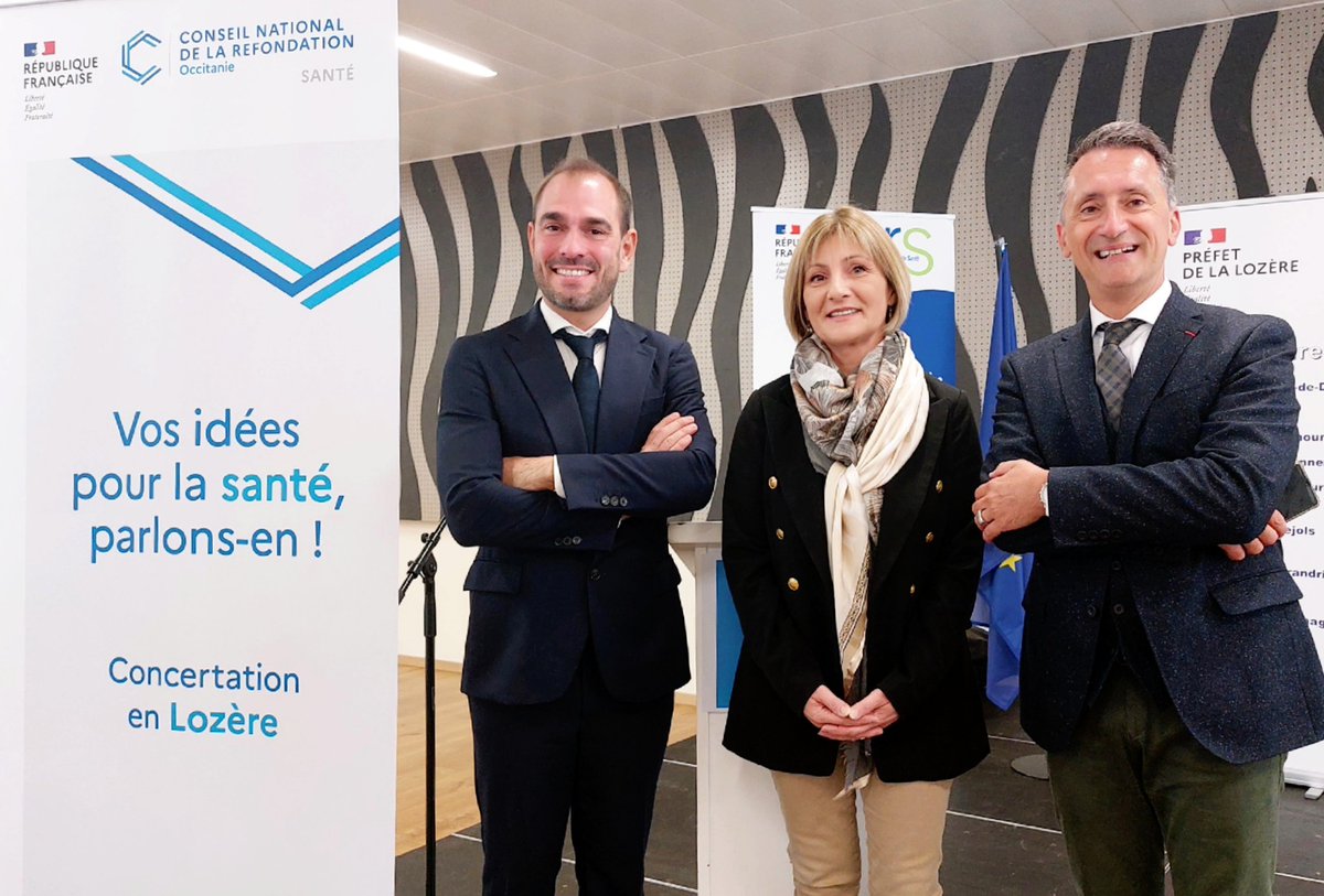 [#CNRsante] Franc succès pour la journée dédiée aux questions de #santé en #Lozère. Un #territoire rural symbolique pour la 1ère des 13  concertations en #Occitanie.  👏 à tous les participants qui ont contribué à l'émergence de propositions concrètes pour la santé des lozériens.