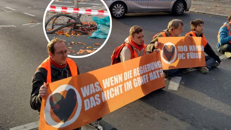 F_Desouche's tweet photo. Berlin : bloqués par des activistes climatiques, les pompiers ne peuvent venir au secours d’une cycliste piégée sous une bétonnière, sur Twitter, un militant se moque de la victime en état de mort cérébrale
https://t.co/a72AMsapau https://t.co/9rzuR3D2px