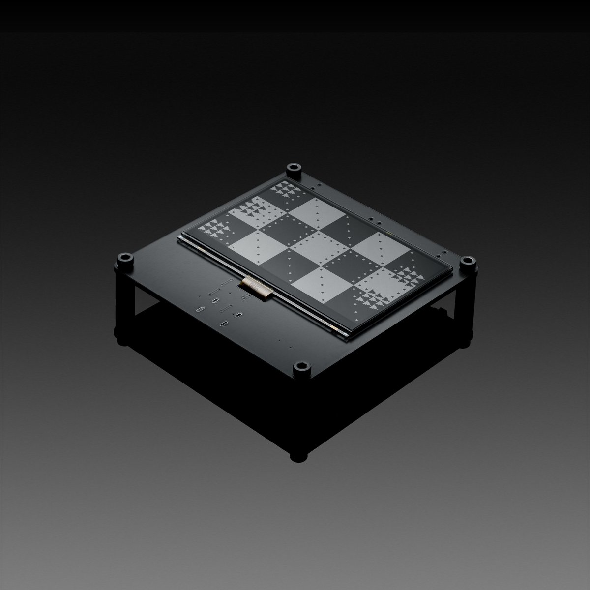 LCD 1
The official page is updated!
↓
lcd.ertdfgcvb.xyz

NOTE: all images on the page are photographs (no renderings–except the animation overlay).

#textmode 
#ASCIIart 
#cryptorart 
#NFT 
#realtime 
#ESP32