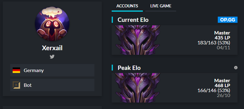 Xerxail's tweet photo. I am still contracted to @sproutGG until November, but  I´ve been allowed to explore options for spring 2023. I am mainly looking for ERL 1/2.

References: @lolPrimal @Glupandaa @maaats1 

If anything further is requested feel free to DM me. https://t.co/KXDah79Aho