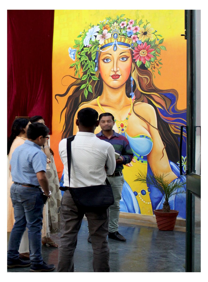 artscartindia's tweet photo. Our Mural Project at MU, Hapur, Uttar Pradesh.
#artscart #painting #mural #muralpainting #murals #muralist #artwork #artconsultant #artconsultancy #artconsulting #commissionedartwork #commissionedart #commissionedwork #commissionedportraits #ArtProject #commissionedproject https://t.co/xX6XGiB2Q3