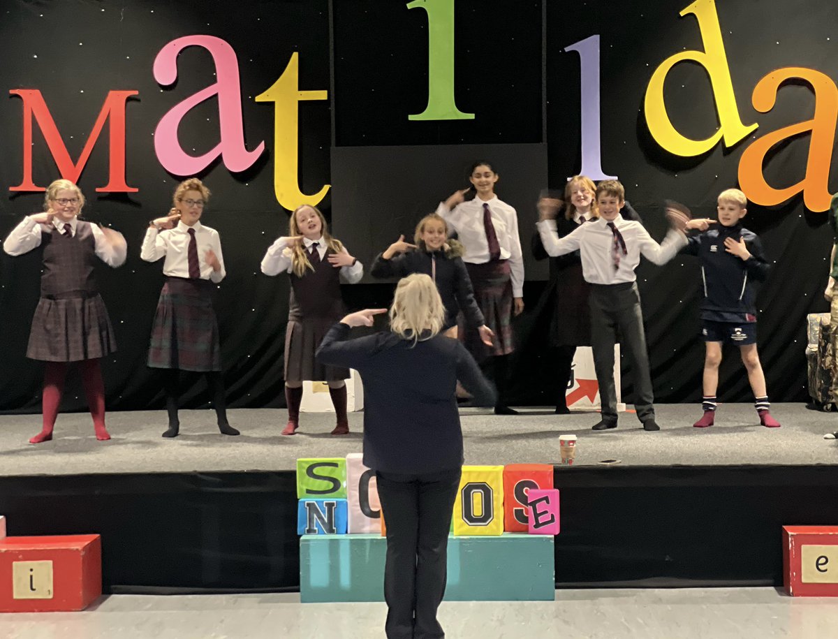 middleton_pj's tweet photo. Entering into the last few days of rehearsals ahead of the school show #Matilda next week. Can’t wait! #ThisIsOswestry https://t.co/1MiOsmVmT4