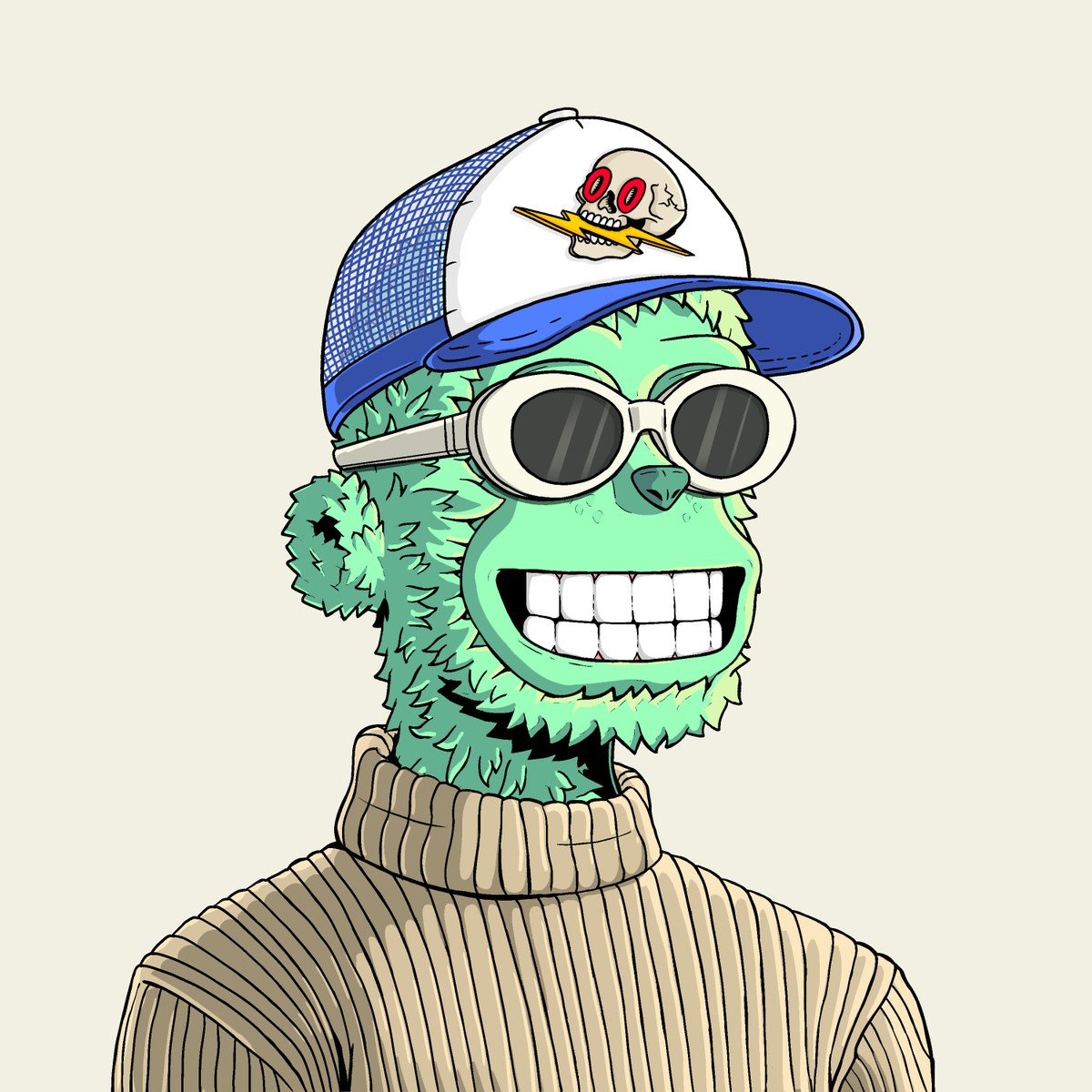 Panoukla33's tweet photo. The new kid on the block. 

Thanks fam @y00tsNFT @DeGodsNFT https://t.co/Fm2Li2leKd
