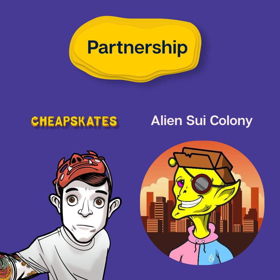 Cheappskates's tweet photo. 🎉🎉Partnership  Giveaway 🎉🎉

🎁 5×WL SPOTS for @Cheappskates
🎁 10×WL SPOTS for @SuiAlien_Colony

To enter:
🔸Follow @SuiAlien_Colony &amp; @Cheappskates
🔸Like &amp; RT &amp; tag 3 fens
🔸Join Discord:https://t.co/7spKNP7cPM

⏱24H!

#Sui #SuiNFTs #Suiecosystem #NFT #Giveaway #FreeNFT https://t.co/dHCXimP38k