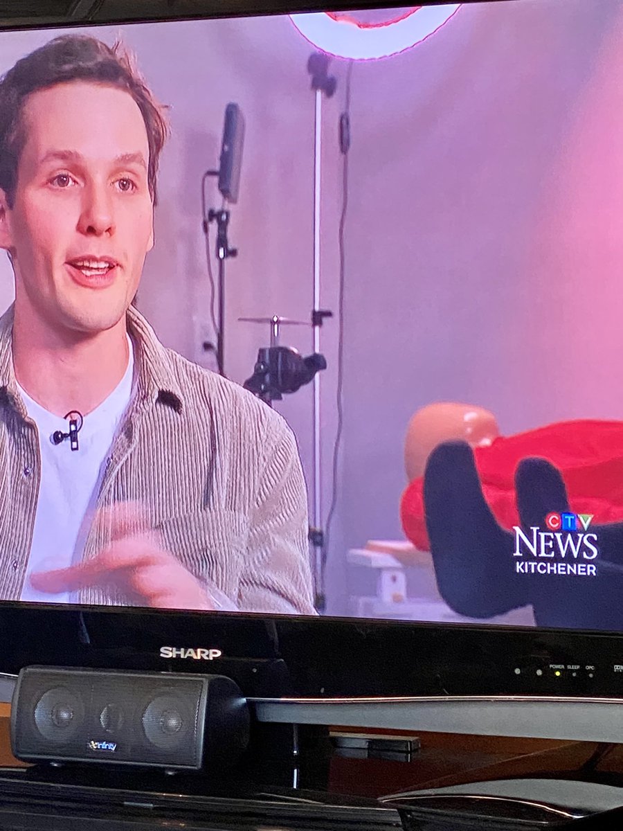 SturdyHugh's tweet photo. @kevinbparry Just saw it repeated on our local noon news!! So glad you’re getting more attention. You’re incredibly talented! 😃 #CTVKitchener https://t.co/tH9w6vUauA