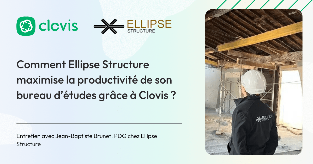 Clovis_app's tweet photo. 💬 ”Clovis m'apporte un soutien précieux au quotidien et génère un gain de temps crucial. J'ai divisé par trois mon temps consacré aux tâches administratives grâce aux rapports que je génère en deux clics.”
#construction #saas #btp 

https://t.co/lqWTCrU9X2 https://t.co/VM12ba1xUR