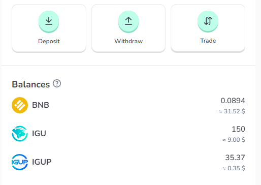 D_Den4ig's tweet photo. #IguVerseTesting #crypto #NFT #M2E #IguVerse 
Friends, the beta test of Iguverse continues. Does anyone know anything about the $IGU, $IGUP token, will it be possible to earn them for activities, or will it have to be exchanged for BNB? https://t.co/FKMeHqcwZM