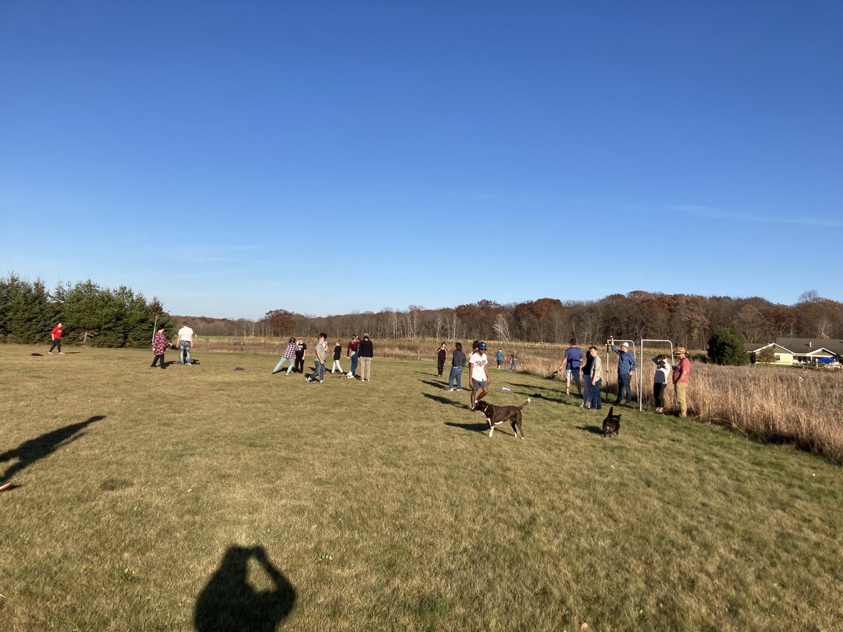 LakeCountryMN's tweet photo. Farm Stay 1: sharing poetry, bringing in the light, and remembering Precious &amp; Lily at their burial sites / Pannukakku (Finnish pancake) made by a student sharing this family recipe / kids vs. adults game of capture the flag at the Farm Stay 1 Family event / Halloween costumes. https://t.co/fpo93zG3a6