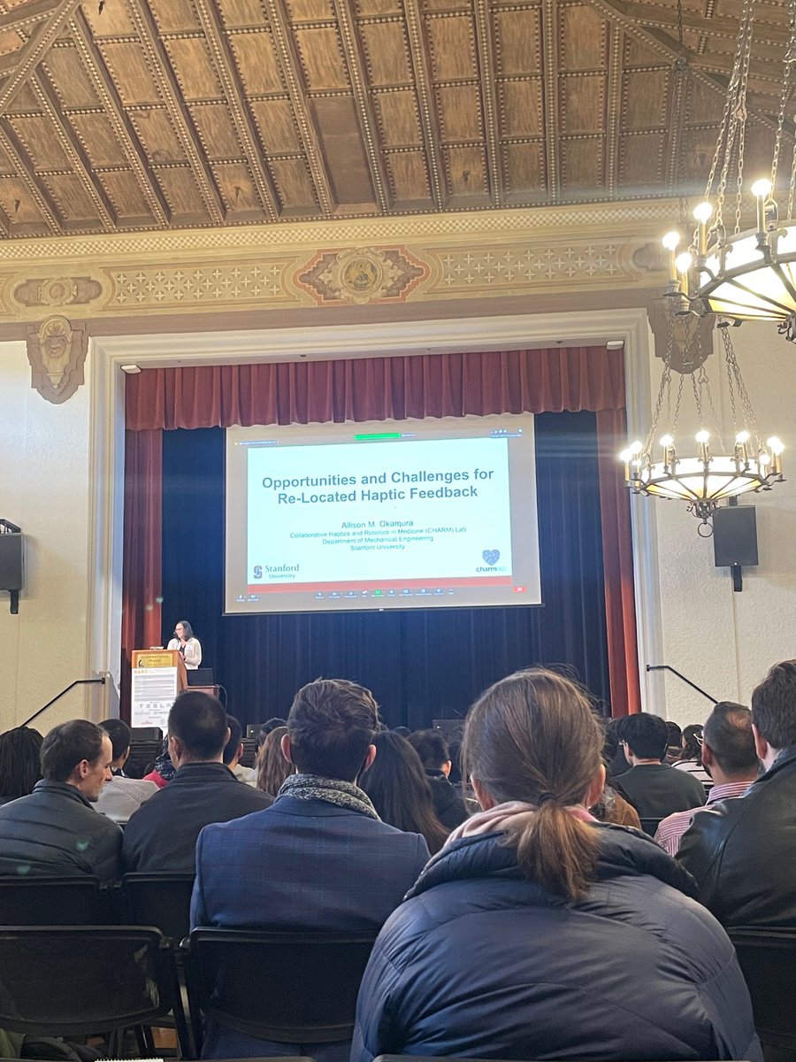 CatieCuan's tweet photo. Full house at Bay Area Robotics Symposium #BARS2022! Excited to share a poster on my learning from demonstration work this morning. @StanfordEng #CHARMLab https://t.co/EMgQJaUG1t