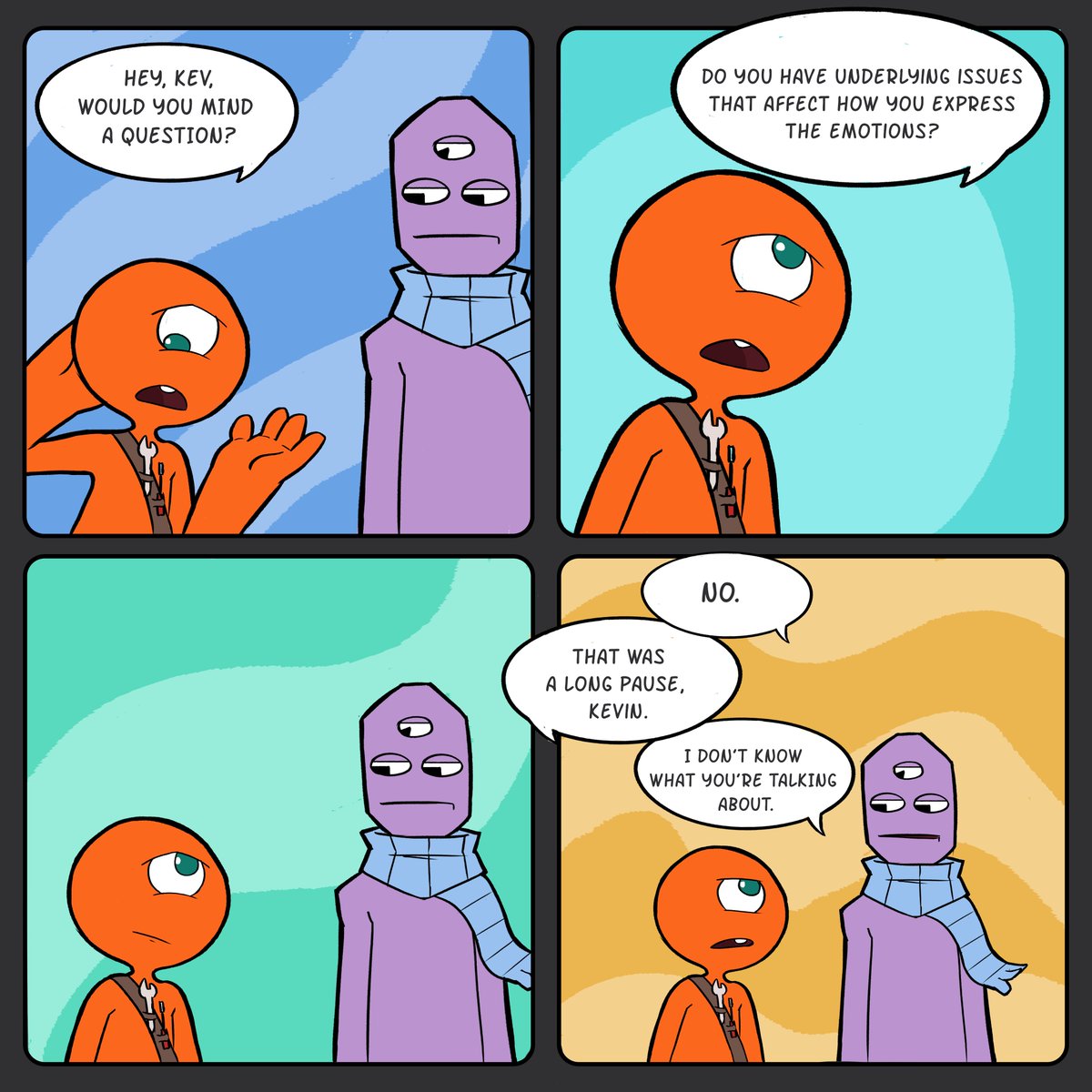 MarvinAndKevin's tweet photo. Left in english / a la derecha en español
Happy Friday! What are you doing this weekend? =]
Feliz viernes! Qué hacéis este finde? =]
#webcomic #comic #comistrip #comics https://t.co/PJ8m3WDjEC