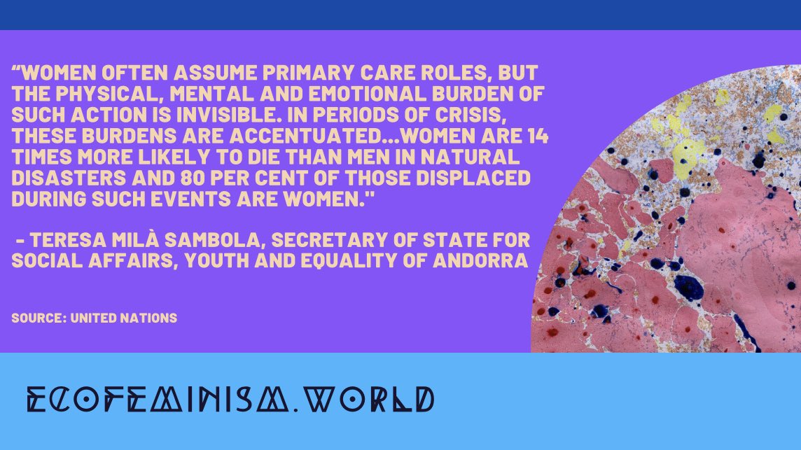 ecofemworld's tweet image. #Andorra #COP27  #climatejustice #genderjustice #LossAndDamage #stopecocide #WomensRightsAreHumanRights #intersectionalfeminism #ecofeminism #datafeminism #shechangesclimate #climateaction #feministeconomics #climatefinance #environmentallaw #climaterefugees