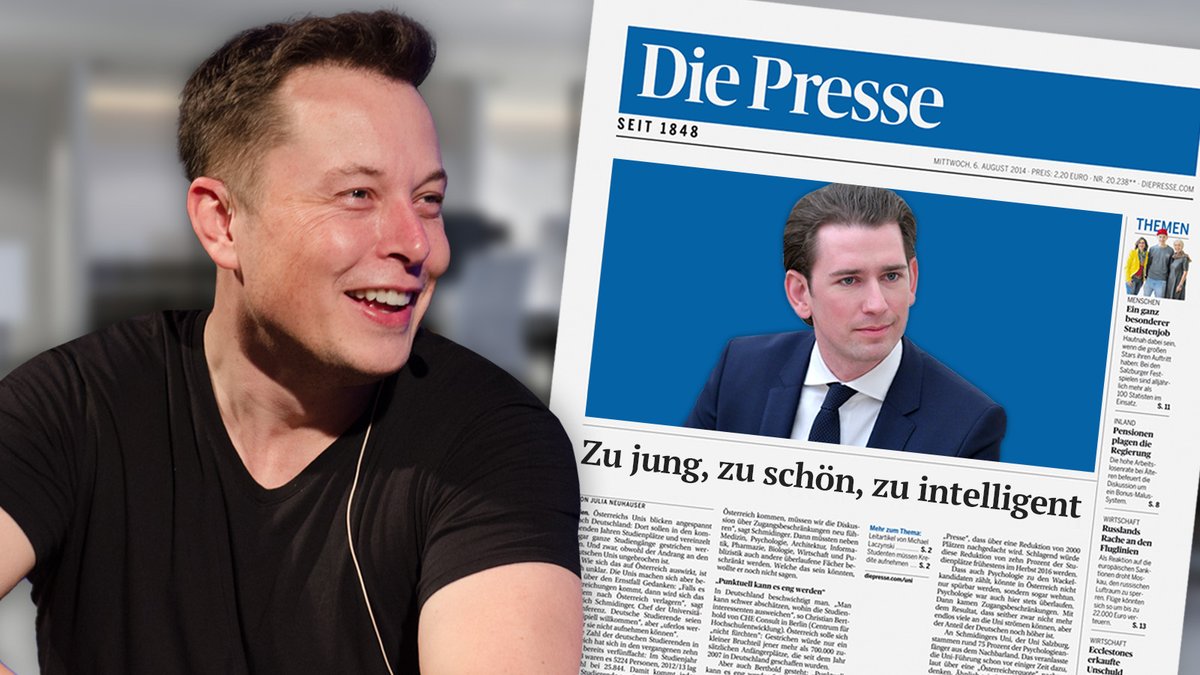 "Cool, noch ein Kurz-Nachrichtendienst": Elon Musk kauft Die Presse dietagespresse.com/cool-noch-ein-…