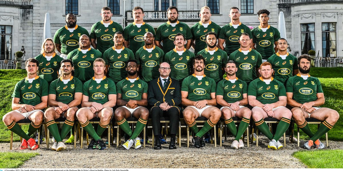 Springboks's tweet photo. Your #Springboks team to face Ireland in Dublin tomorrow 🇿🇦
#StrongerTogether #StrongerForever #IREvRSA https://t.co/60EeESU3i2