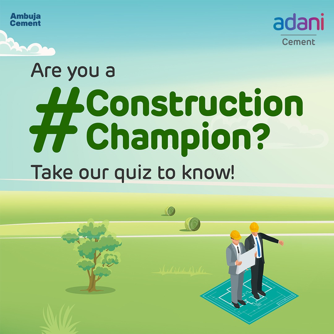 AmbujaCementACL's tweet photo. Our weekly construction trivia is here! drop your answers in the comment section and stand a chance to win exciting Amazon vouchers.
#constructionquiz #contestlovers #triviaalert https://t.co/ltSbwS5CYQ