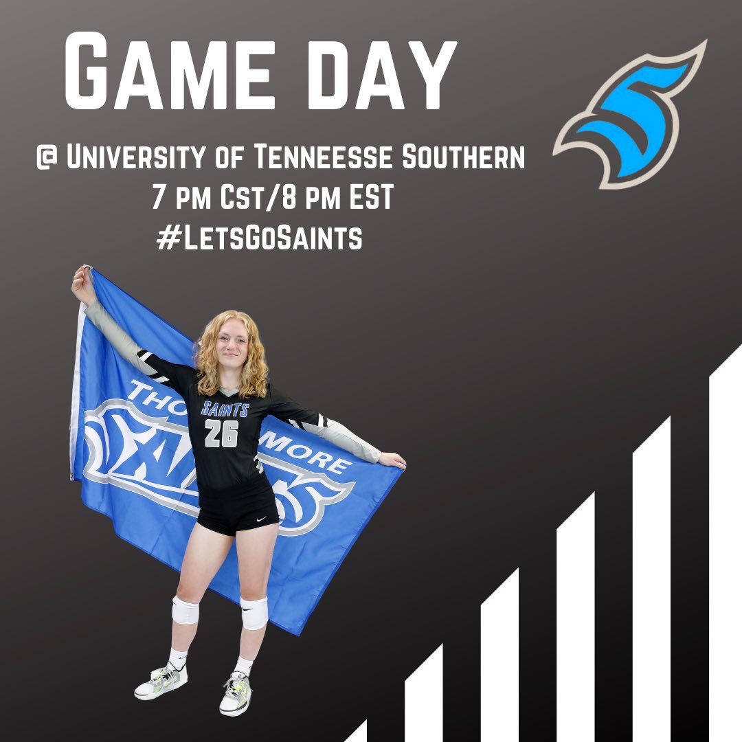 It’s Game Day!! Tune in as the Saints take on UT-Southern tonight at 8pm EST 🏐 #TMUVB #LetsGoSaints