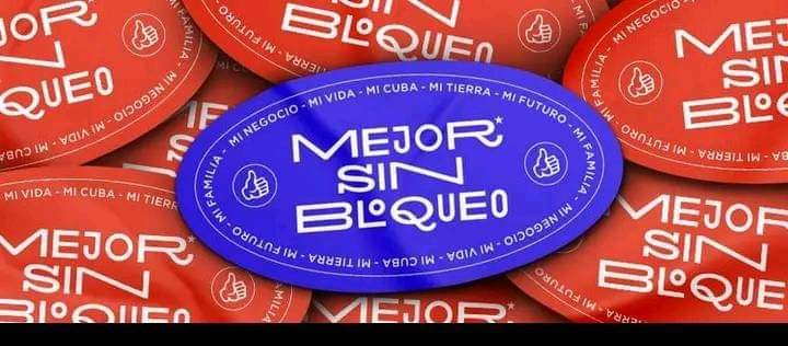 #MejorSinBloqueo para #Cuba para todos. #TodosJuntos #UJC