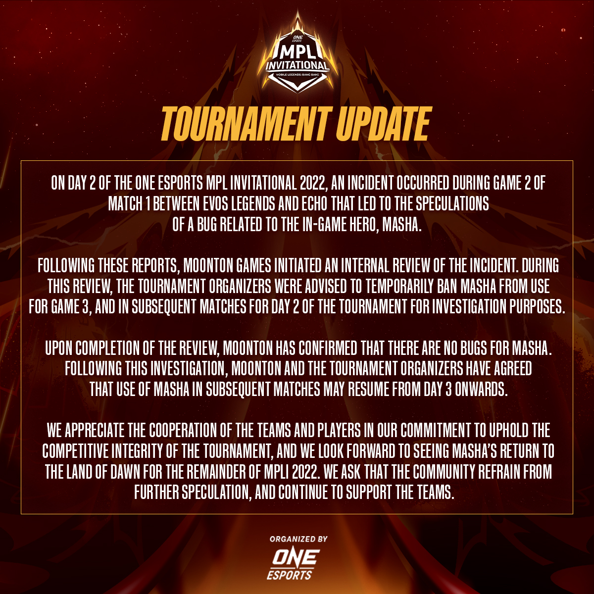 ONE Esports tweet media