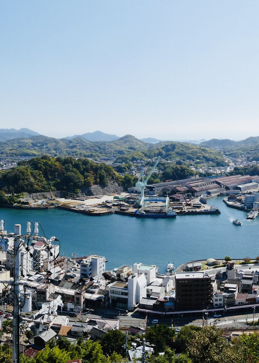 2022.10.31尾道水道
ちょっと汗ばむ陽気の中、坂道を登る登る💦　大好きな景色を観て報われます😌
#尾道 #尾道水道