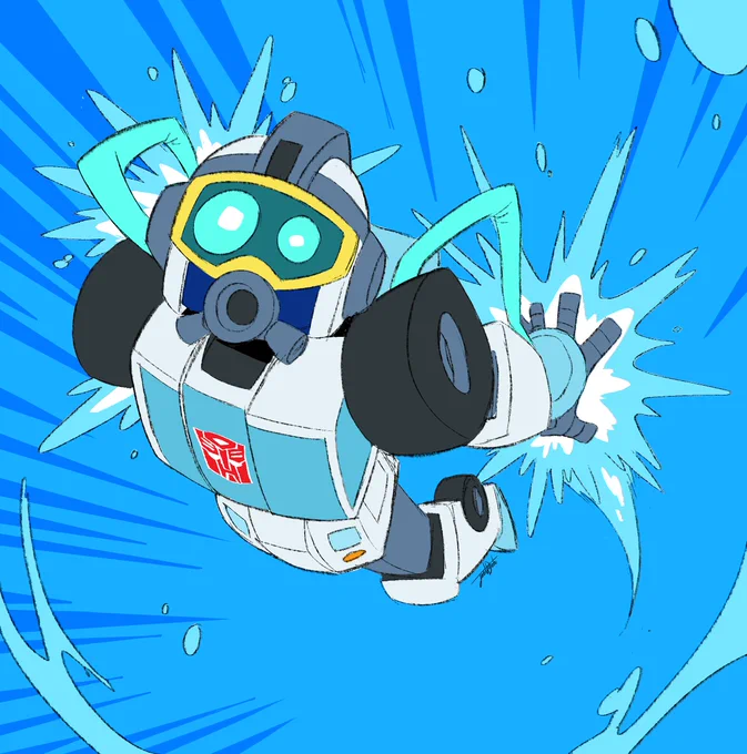 Commission for  of their OC, Cleansweep!  