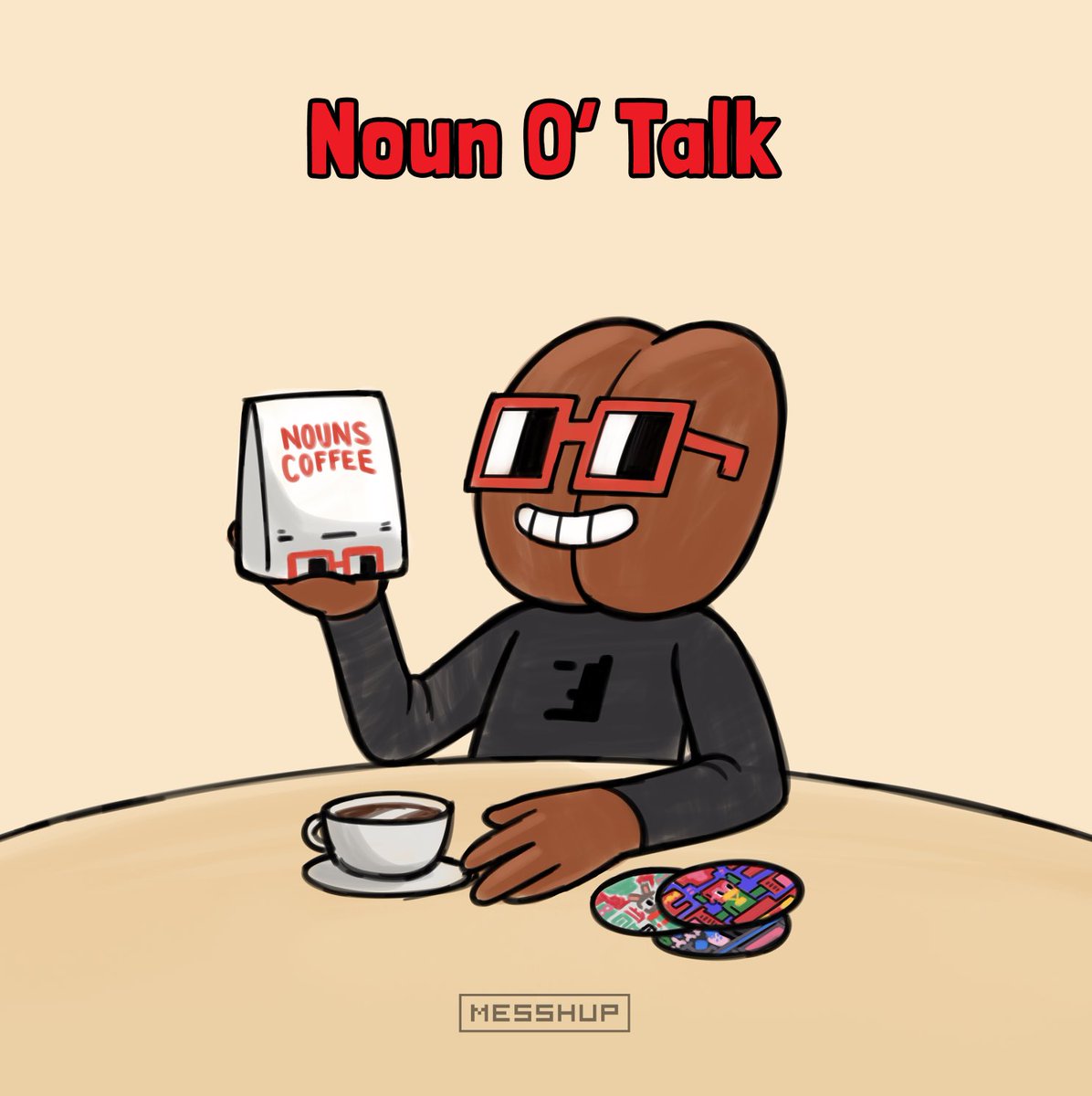 The <a href="/thebrkfstsndwch/">brkfstsndwch</a> pod is live!

Topics discussed:
    ⁃ past as a travel photographer
    - writing great @NounsDAO proposals
    ⁃ developing @NounsCoffee &amp; brand
    ⁃ partnership with <a href="/RAC/">RAC</a>’s coffee shop
    ⁃ developing @TheBrkfstStudio 

Listen: podcasts.apple.com/us/podcast/nou…